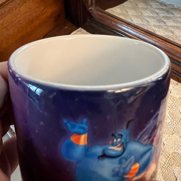 DISNEY Classic 1990's Vintage Aladdin & Princess Jasmine Ceramic Coffee Mug‎ GUC - Picture 5 of 5